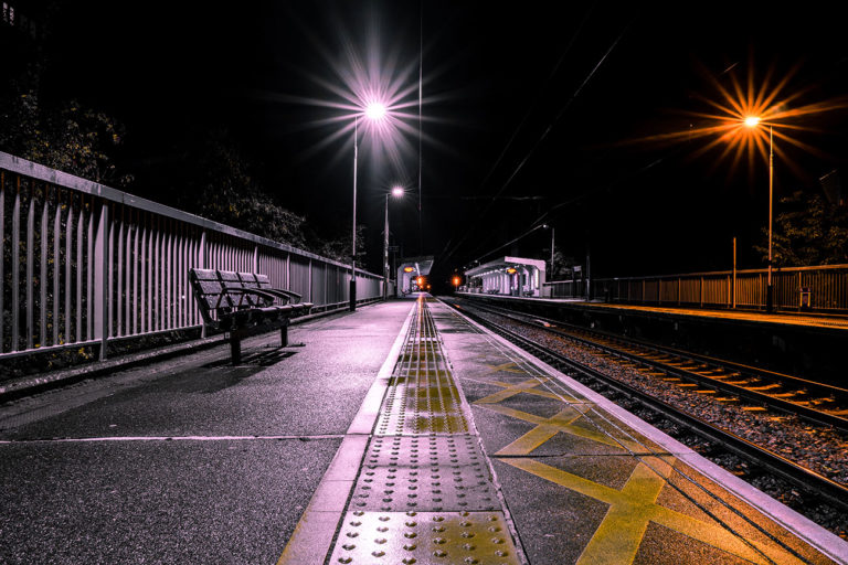 Basildon Train Station | Basildon Photos - Night Photography